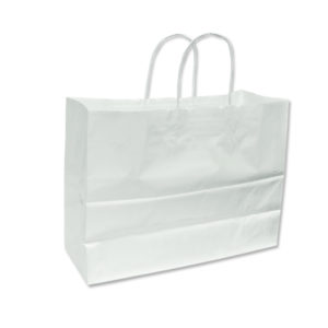 Vogue shopping bag in colors for retail store branding