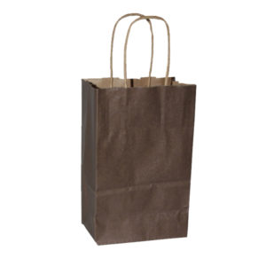 Colored gem shopping bags for boutique retail packaging