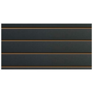 BLACK SLATWALL WITH NO INSERTS