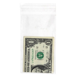 Self sealing bags clear plastic for jewelry and small items