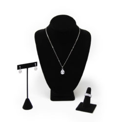 Black Velvet Jewelry Displays