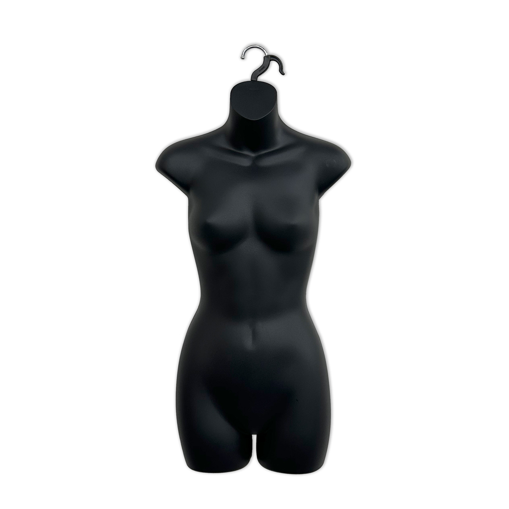 Injection molded ladies form mannequin for displaying women clothing in retail stores