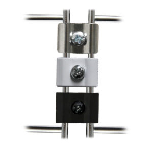 Gridwall joiner clamp for connecting two gridwall panels side by side