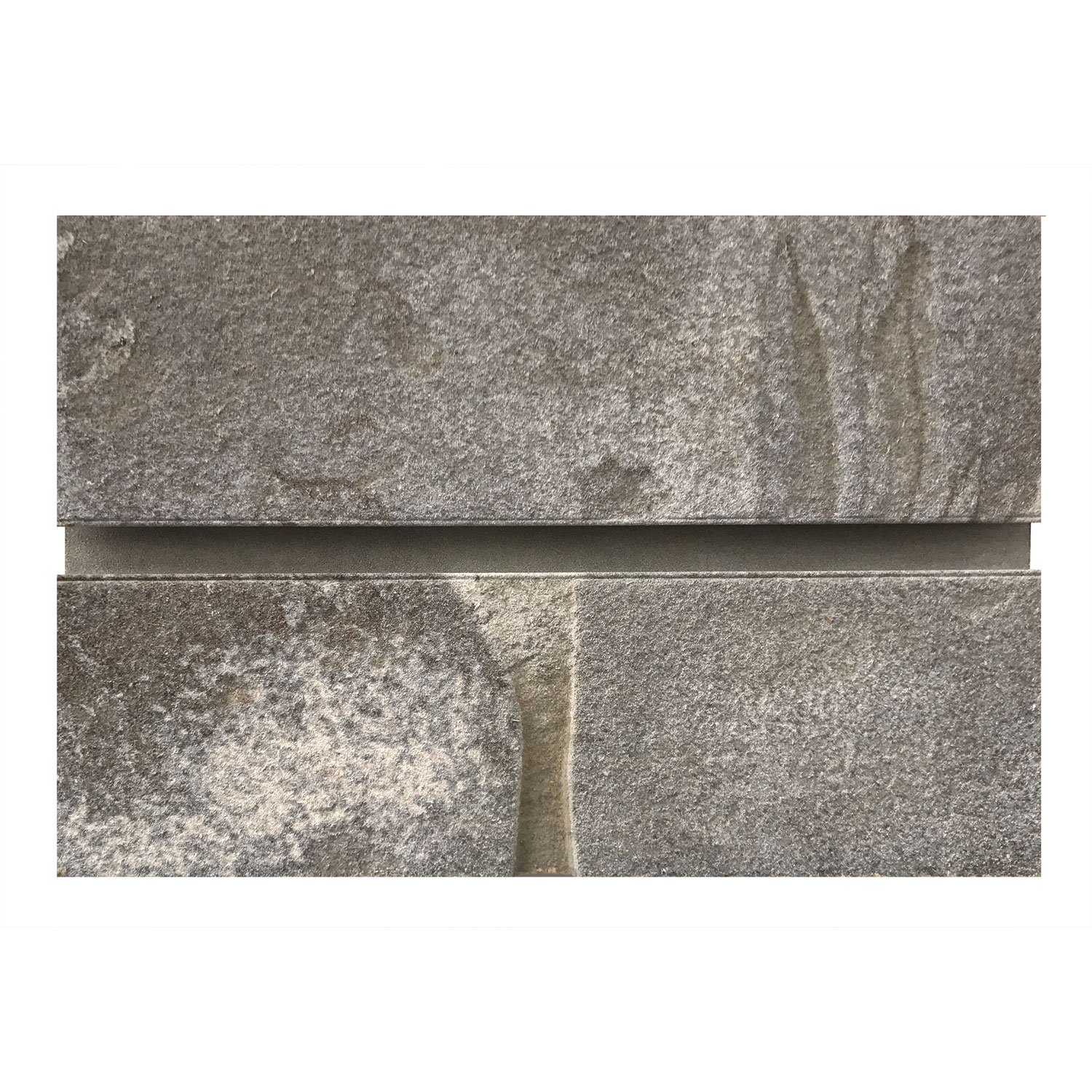 grey brick slatwall