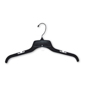 17 inch heavy weight plastic hanger for retail store clothing display