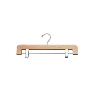 H400 series wood skirt hanger showing clamp bar mechanism detail