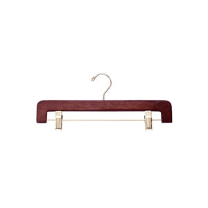 H400 series wood pant hanger collection showing available finish options