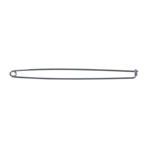 14 inch chrome loop rod diaper pin hanger for displaying packaged items on retail racks