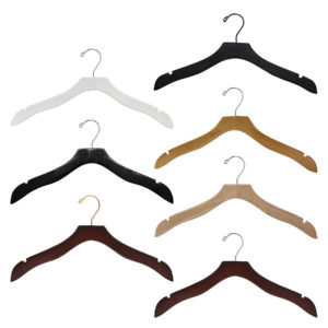 17 inch wood dress and top hanger from HW1111 series in black finish
