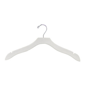 17 inch wood hanger HW1111 series with non-slip pant bar detail