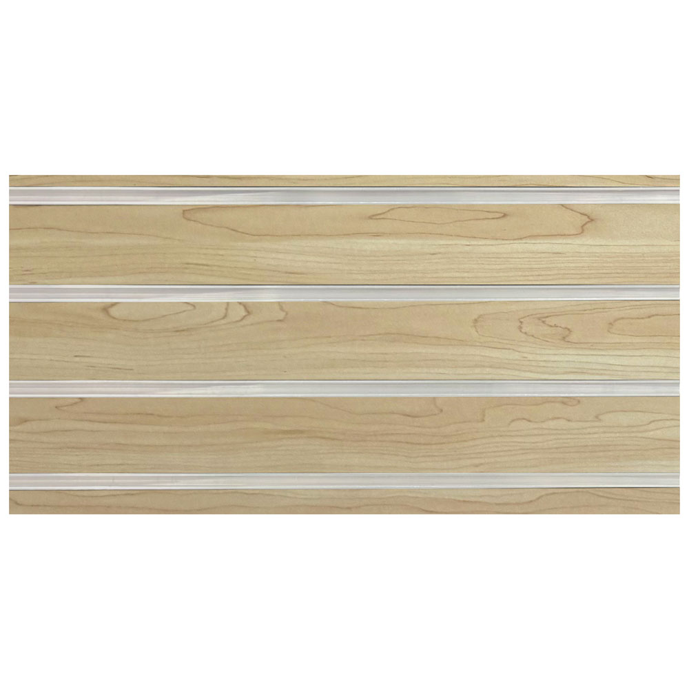3" O.C. Maple MDF Slatwall - 18mm