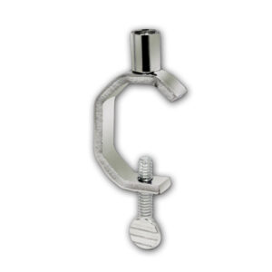 All purpose clamp for mounting signs and cardframes on retail display fixtures
