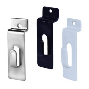 Single notch slatwall hook for retail display