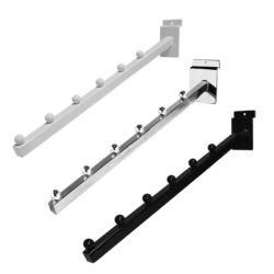 6 ball waterfall square tubing for slatwall cascading garment display