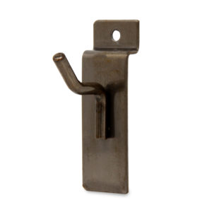 Heavy duty slatwall hook 1 inch chrome retail