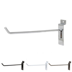 8 inch heavy duty slatwall hook retail display