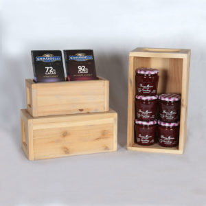 rectangular acrylic risers EDP-7062 stacked showing graduated sizes