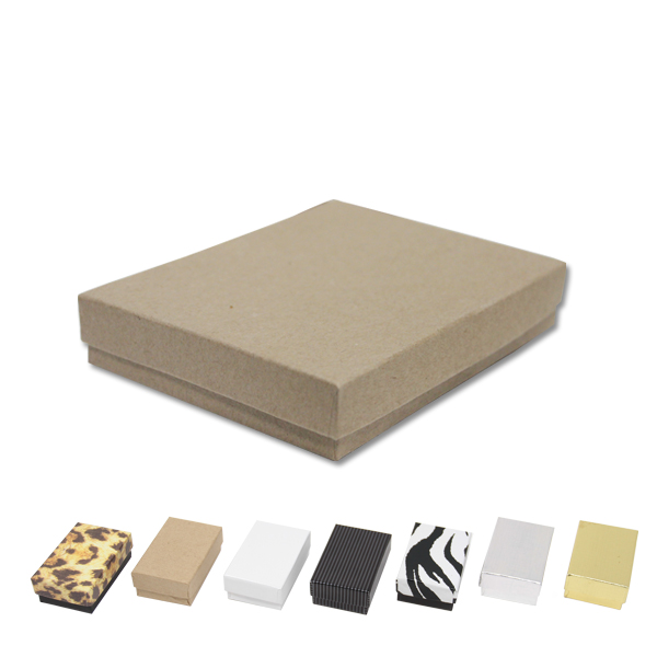 5 3/8" x 3 7/8" x 1" Jewelry Box retail packaging display