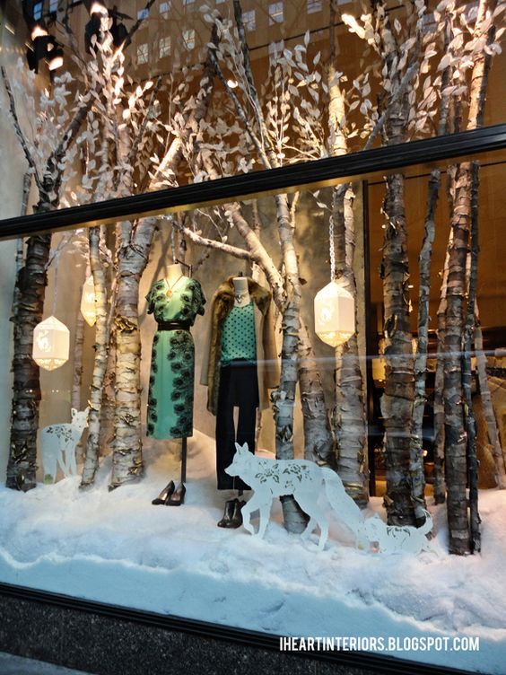 Anthropologie's cozy window: