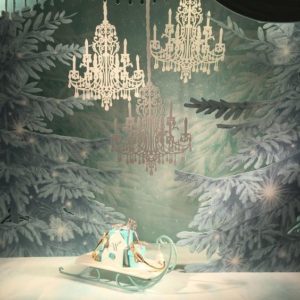 A lovely winter Tiffany window:
