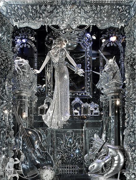 Bergdorf Goodman ornate window: