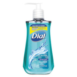 Dial antibacterial liquid hand soap pump bottle for businesses and retail stores