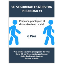 – Spanish safety sign