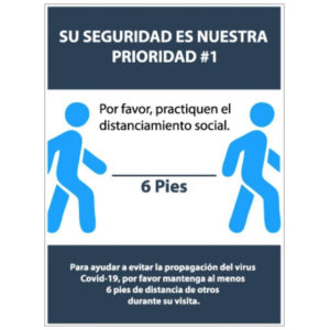 – Spanish safety sign
