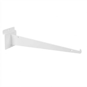 White Slatwall Shelf Bracket