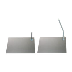 Mannequin replacement base for Acme FLO series – 13.75-inch diameter with two uprights