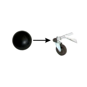 Replacement bumper for RSWF rolling garment racks