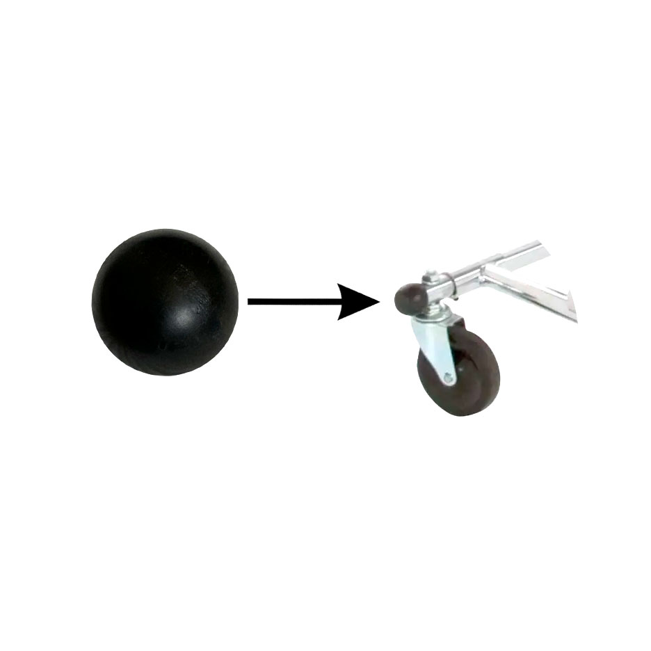 Replacement bumper for RSWF rolling garment racks