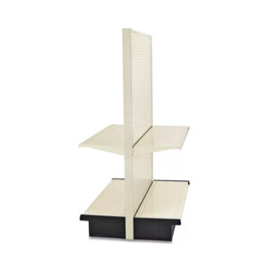Gondola aisle unit starter unit highlighted - double sided retail shelving