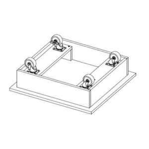 Caster Kit for Slatwall Merchandisers