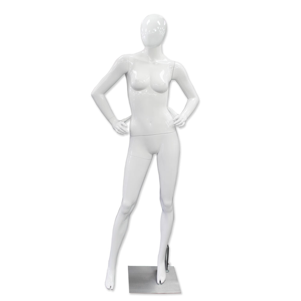 Egghead Glossy White Female Mannequin