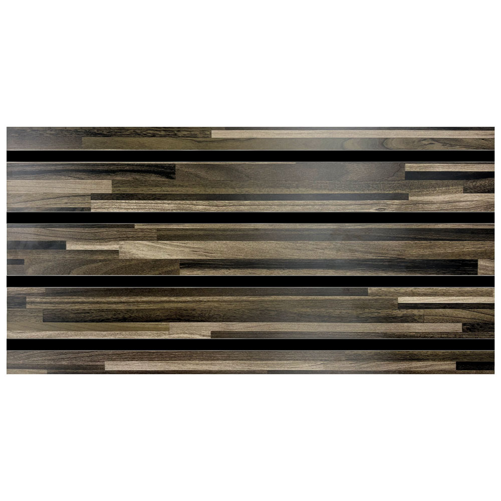 VARIOUS WOODGRAIN SLATWALL WITH INSERTS