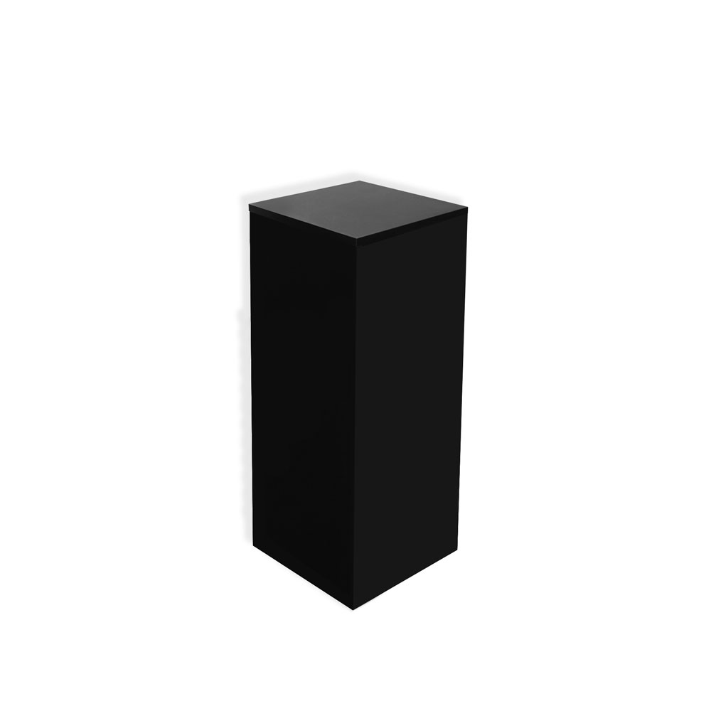 36 inch black pedestal knockdown display base JDC 1436B for retail merchandising