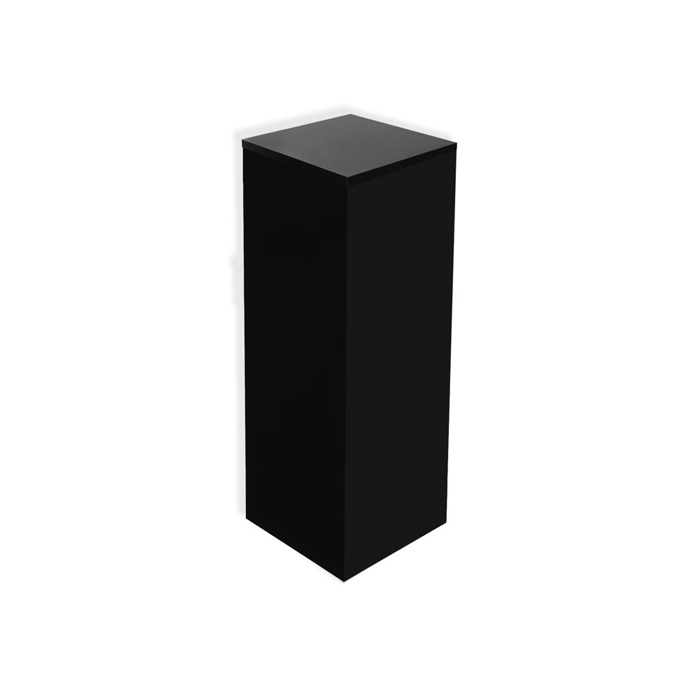 42 inch black pedestal knockdown display base JDC 1442B for retail merchandising