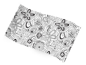 floral sketch tissue