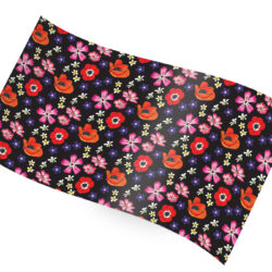 velvet floral toss tissue