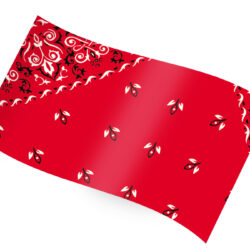 Red Bandana Tissue – 20x30 Inch Sheets for Gift Wrapping and Retail Display