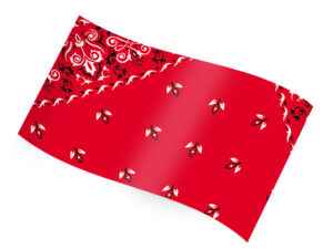 Red Bandana Tissue – 20x30 Inch Sheets for Gift Wrapping and Retail Display