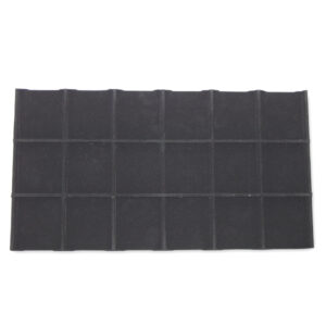 Black velvet divided jewelry tray insert with 18 or 24 sections