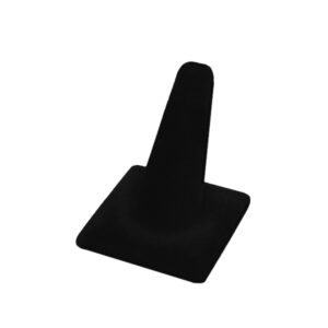 Single ring display pedestal for retail jewelry presentation