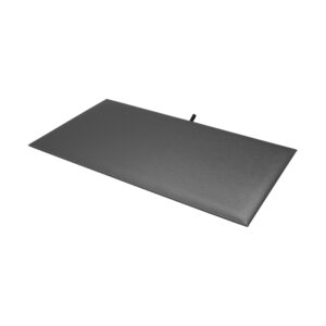 Slate grey leatherette counter pad 8.5 inch by 14 inch for jewelry display