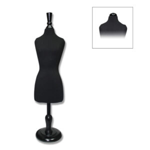 Black Jersey 23" Mini Display Form with Neckblock