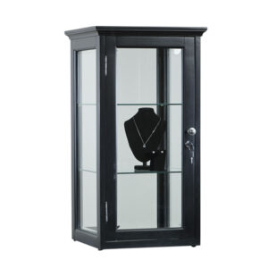 black counter case with lock