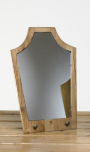 wood framed mirror
