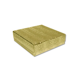 3 1/2" x 3 1/2" x 1" Jewelry Box retail packaging display