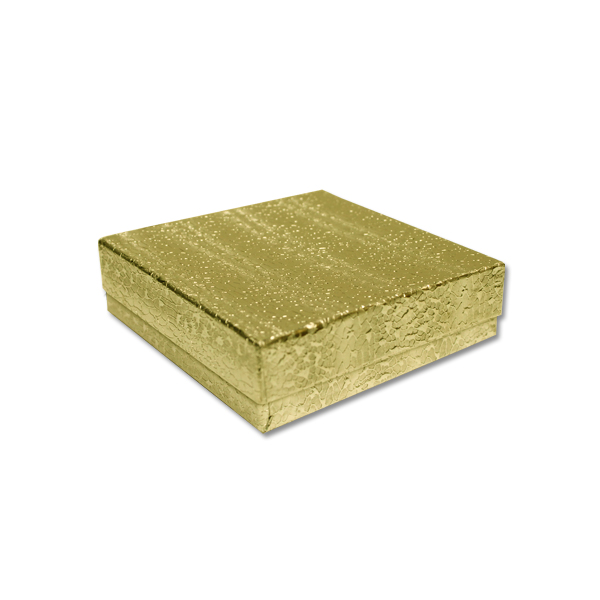 3 1/2" x 3 1/2" x 1" Jewelry Box retail packaging display